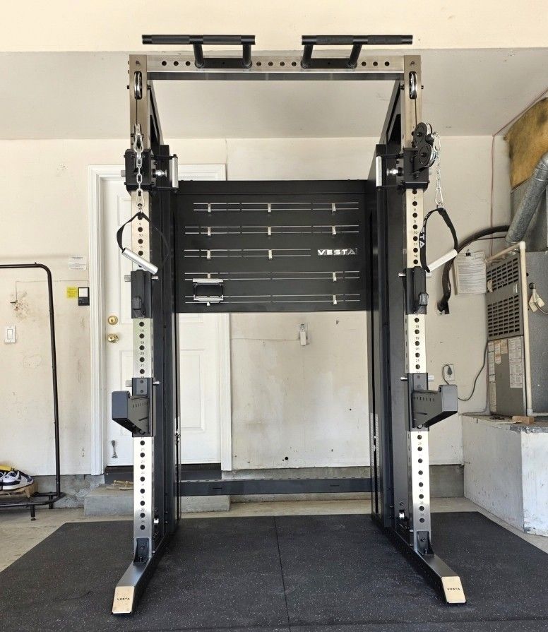 🔥NEW Vesta Pioneer 2in1 / Functional trainer / Squat Rack / 200lbs weight stack / Cable Machine / Gym Equipment / Commercial Grade/ FREE DELIVERY 🚛