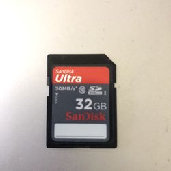 SanDisk Ultra 32GB 30 MB/s Class 10 - SDHC Card