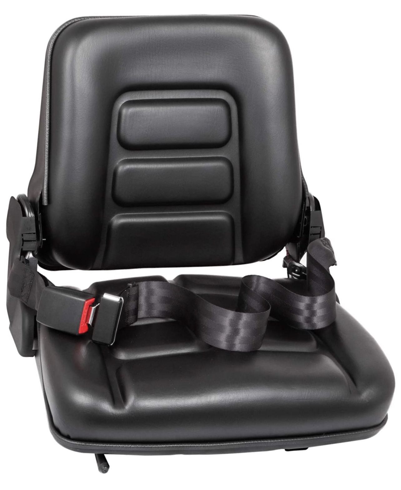 BRAND NEW Universal Adjustable Forklift Seat with Safety Belt, Full Suspension Seat Replacement for Heavy Mechanical Seat