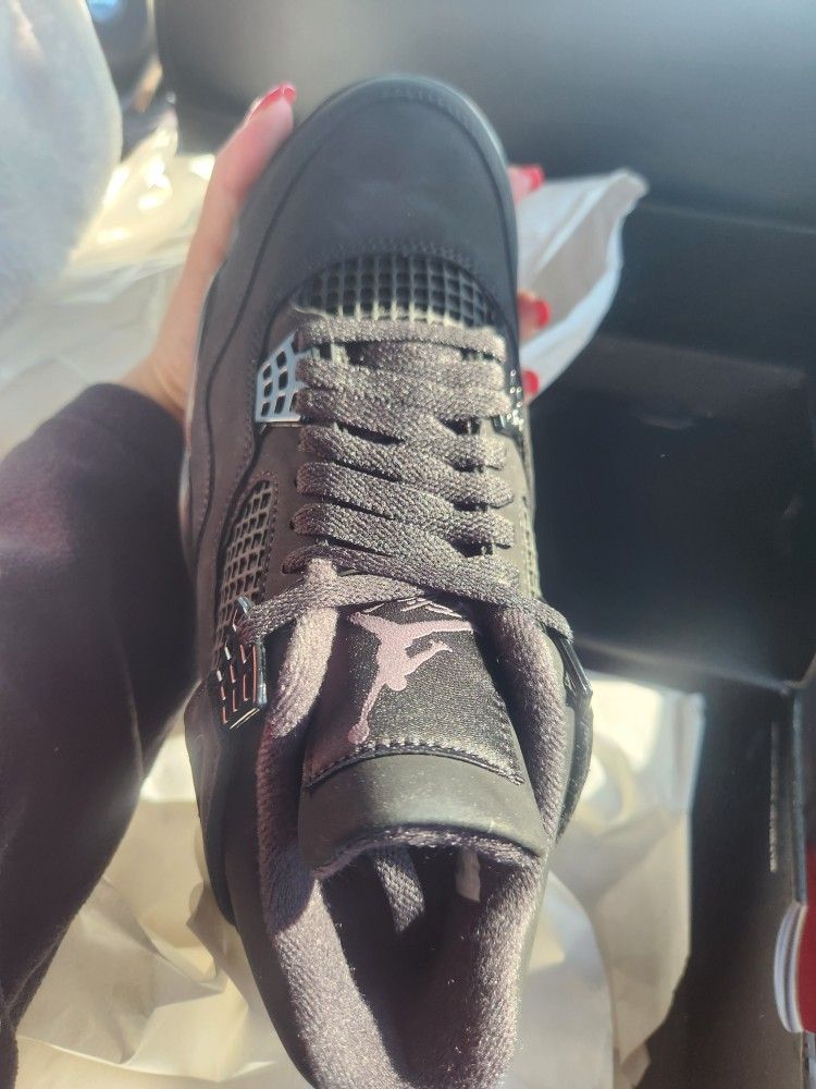 Jordan 4 "Black Cat" Gs