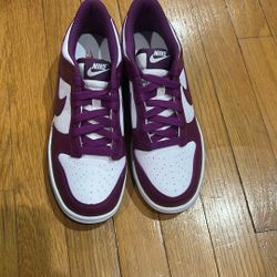 6y Nike Viotech White Purple Dunk Low 