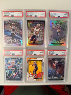 2024 Drake Maye RC Huge Lot (11 Rookie Cards) 10x PSA 10s, 1 PSA 9 Investment 🔥