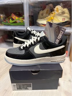 Nike Air Force 1 Low Black Iron Grey Patent