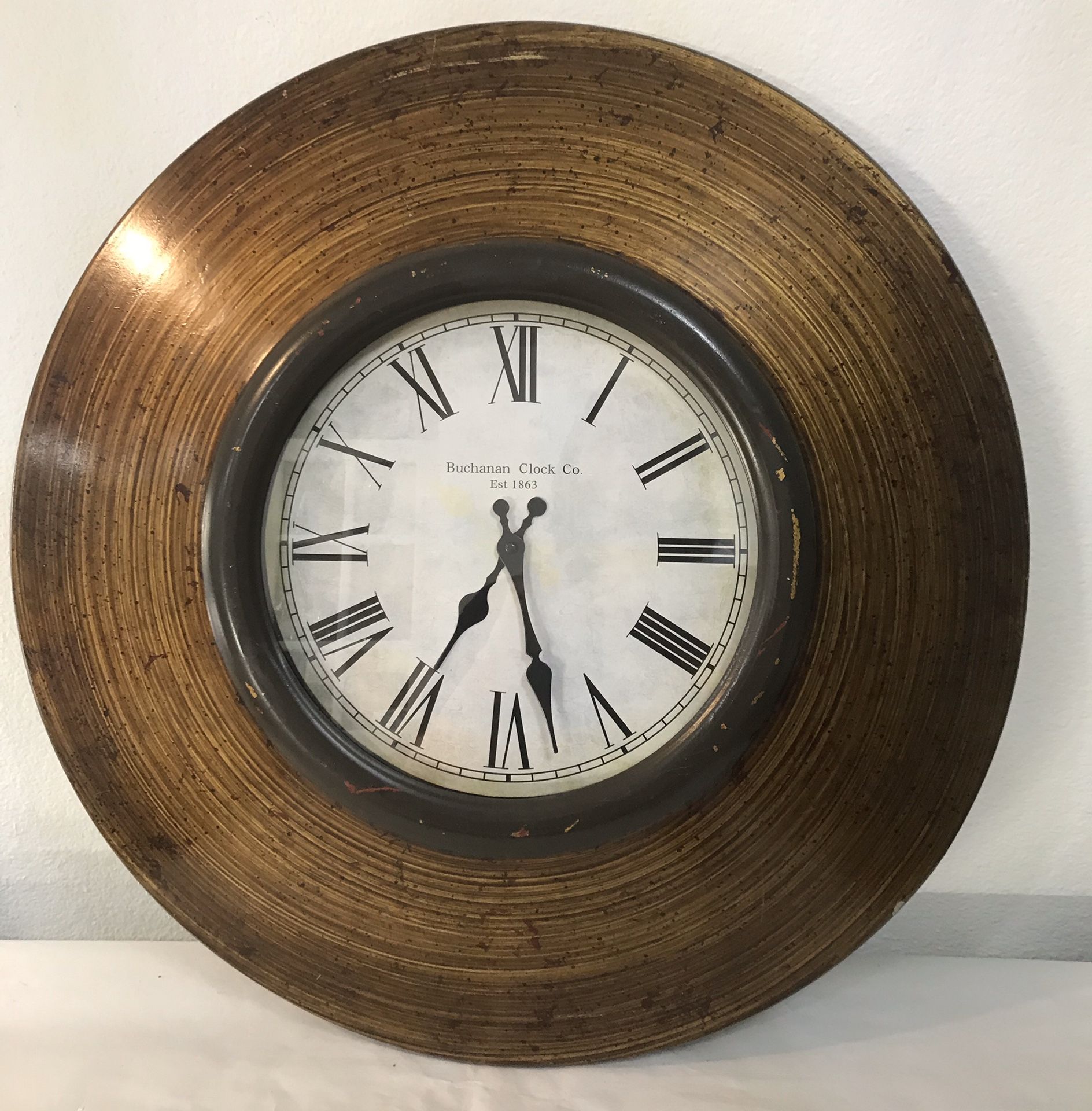 24” metal Clock