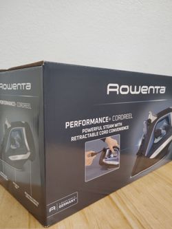 Rowenta Steam Iron w/Access Steam Vertical Blue/Black (Brand New In Box!)