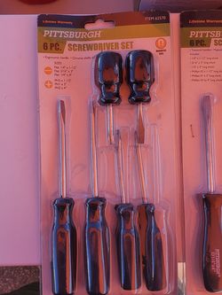 Pittsburgh 6 pc Screwdriver Sets