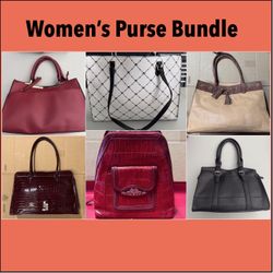 Women's Purse Handbag Tote Bag Bundle 6 Total