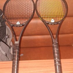 2 Wilson Pro Staffs RF 97 Square Inch Autographed  V10 ,2014. 2nd Is 2016 97