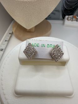 Gold plated from Brazil 18k earrings 18k plated high quality))plated enchape laminado deBrazil aretes elegantes Bañados en Oro