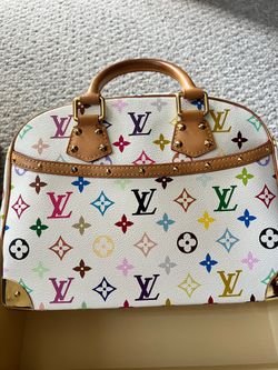 Authentic Louis Vuitton Murakami Multicolor Trouville Bag
