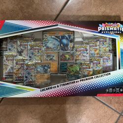 Prismatic Evolutions Lucario ex & Tyranitar ex Premium Collection