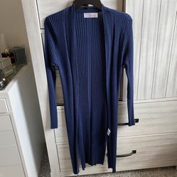 Women's Open Front Long Cardigan 