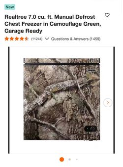 Special edition Magic Chef camouflage freezer