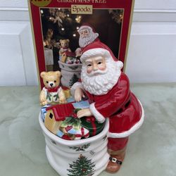Spode Santa Jar