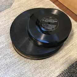 50 Vinyl Records 78s And 45s