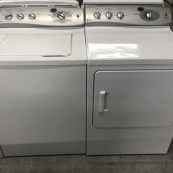 Matching GE Profile Washer Dryer Set 