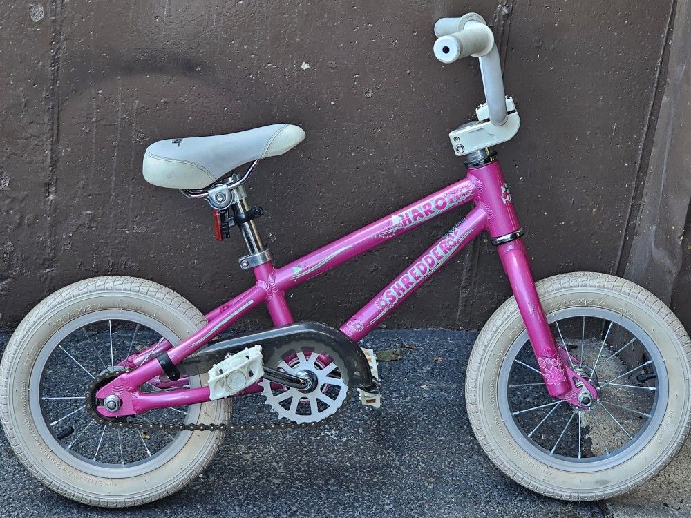 HARO SHREDDER ALUMINUM 12 INCH GIRLS KIDS BIKE