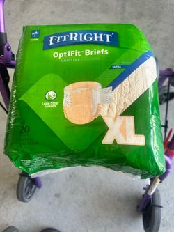 FitRight OptIFit Ultra Briefs XL 20 Count