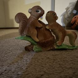 Vintage Squirrel Salt And Pepper Shakers