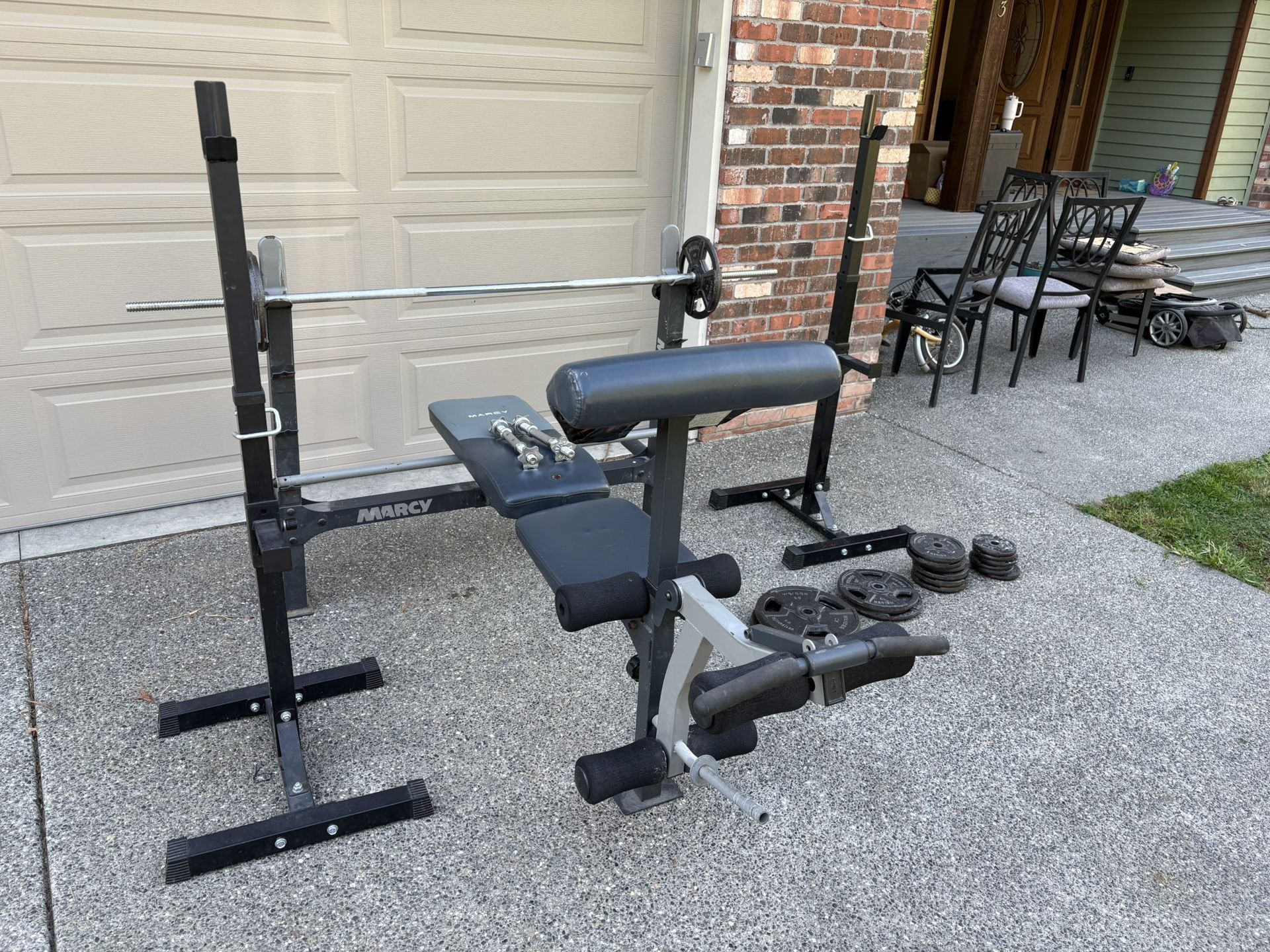 Marcy Weight Bench With Weights