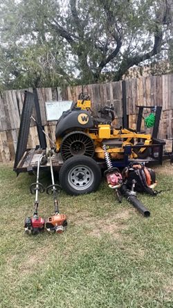 Landscape equipment for sale ready to work