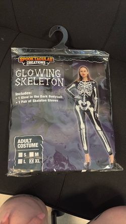 Glowing Skeleton Costume XL Women’s