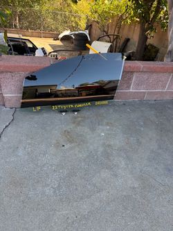 LEFT DRIVER SIDE FRONT DOOR GLASS 2023 TOYOTA COROLLA SEDAN/HATCHBACK