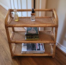 Rattan Small Narrow Shelves