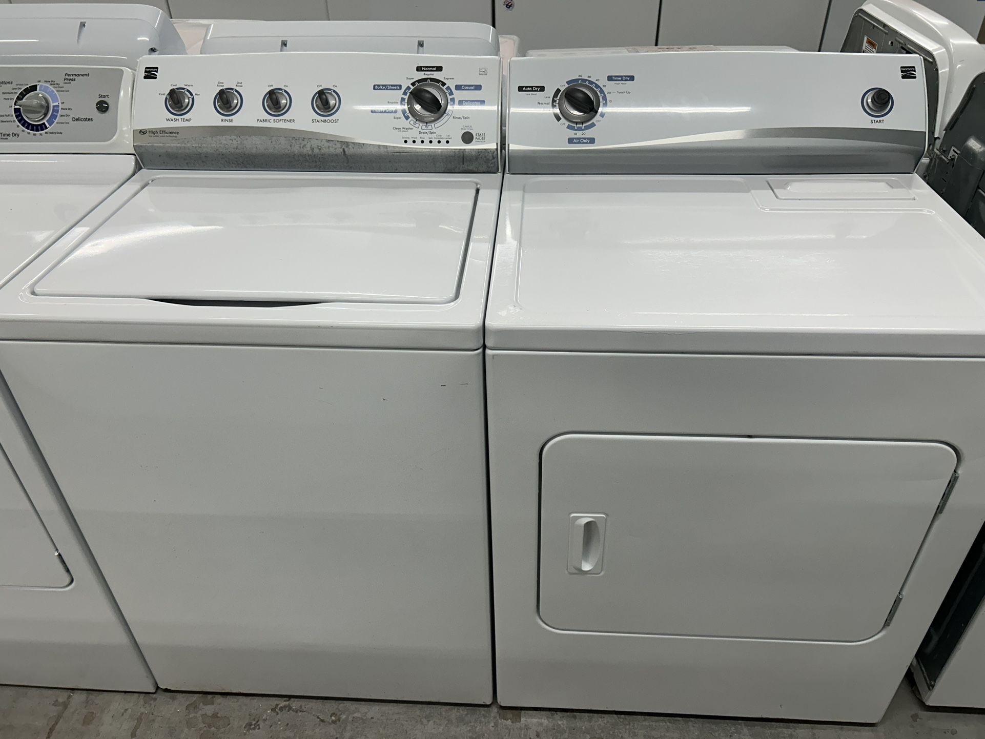 Matching Kenmore Washer Dryer Set