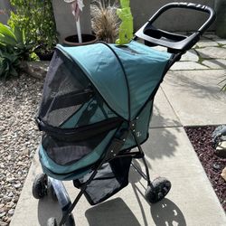 Pet Gear Dog Stroller ~ Cup Holder & Storage – Folds Flat