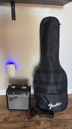 Squier Stratocaster with Amp and Accessories