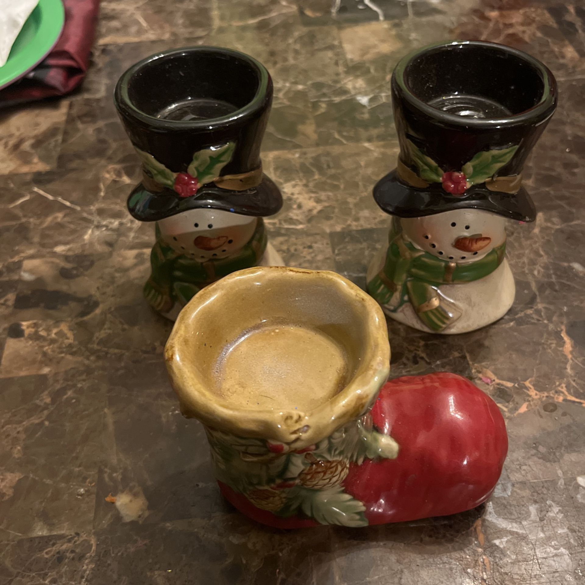Christmas Candle Holders 