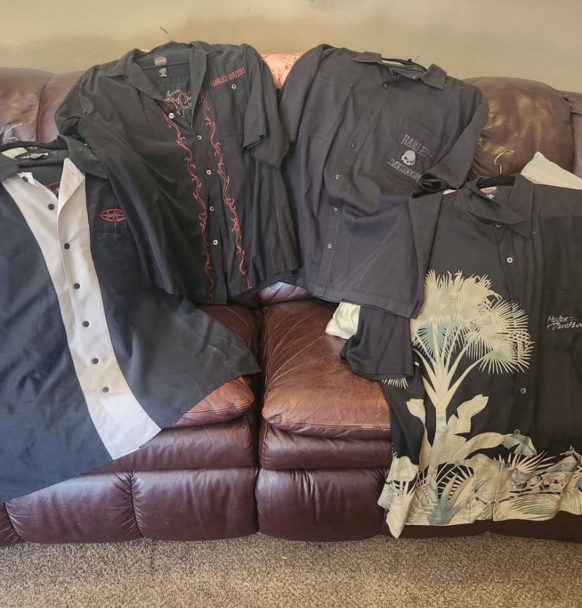 HARLEY DAVIDSON MENS 3X SHIRTS