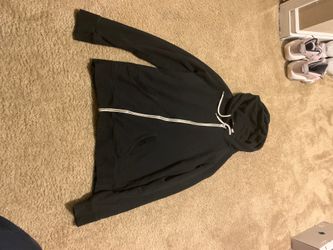 BDG Black Zip Up Hoodie - Size L