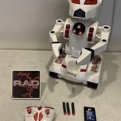RAD robot 2.0 walks n talks, shoots bullets