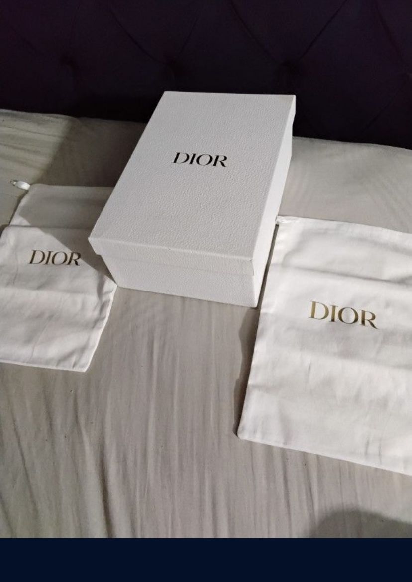 Dior/Gucci Boxes & Dust Rags