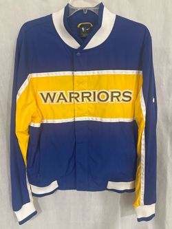 NWT Golden State Warriors Jacket Nike Men Small NBA Courtside Icon 2018 - 2019