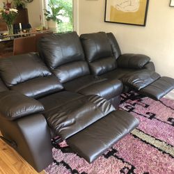 Leather Sofa In West Seattle