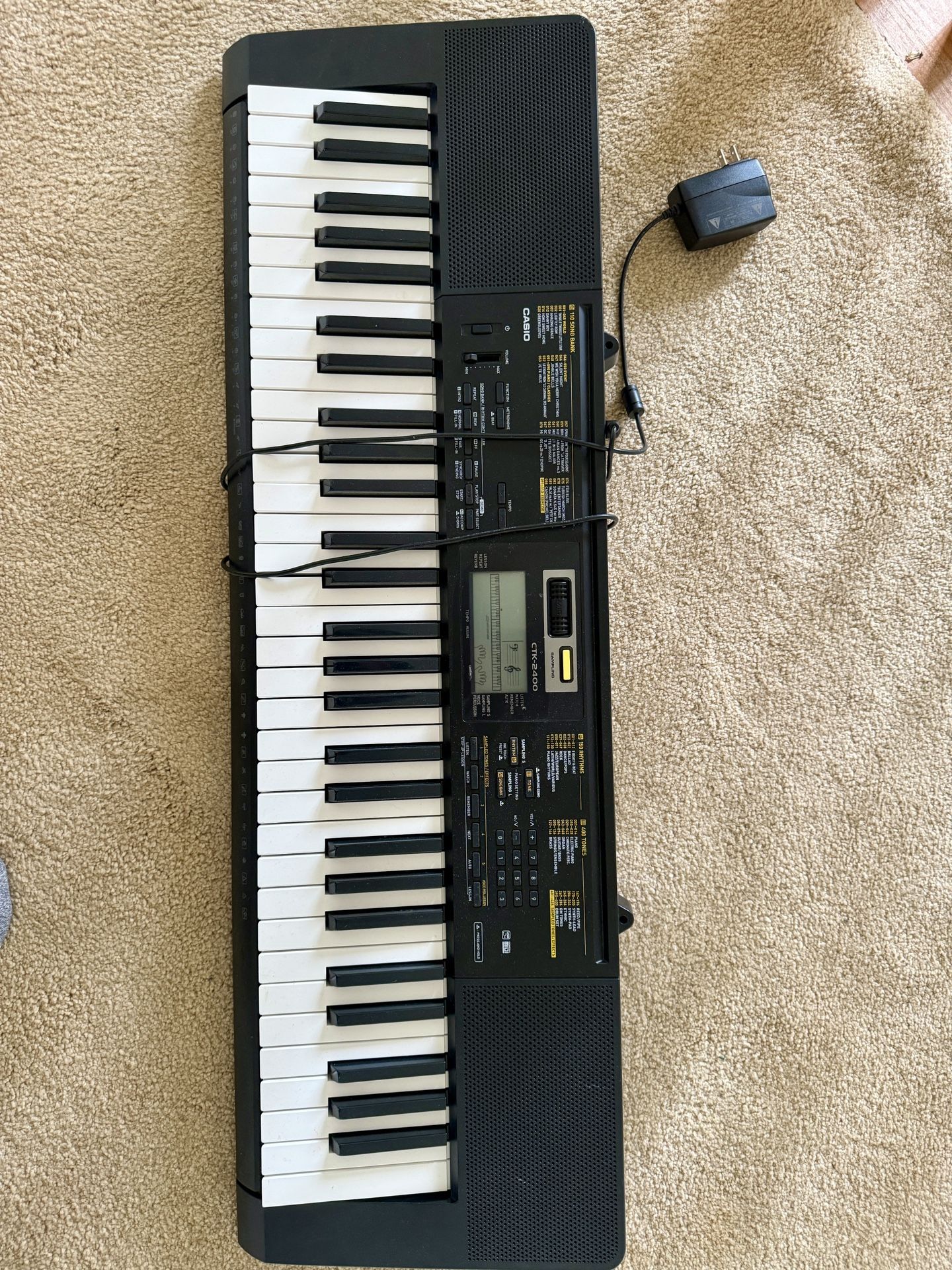 Casio CTK-2400 Keyboard With Stand