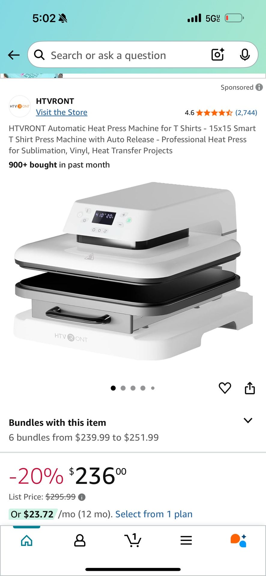 HTVRONT HEAT PRESS
