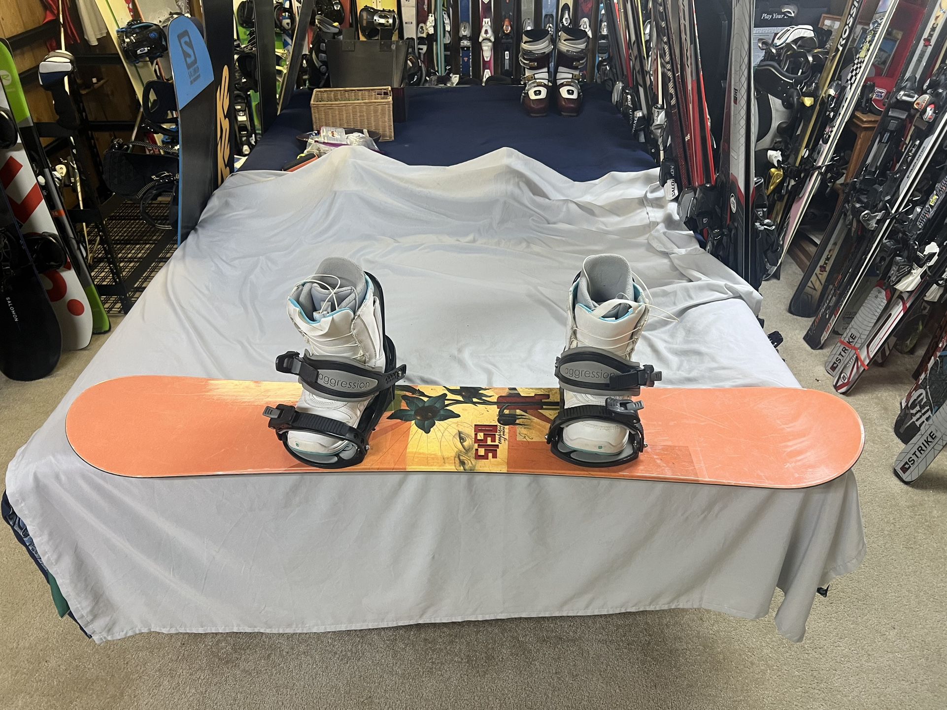 5150 Snowboard Package With Boots And Bindings 