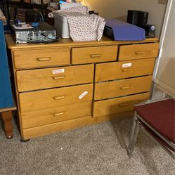 Dresser Solid Wood-$50