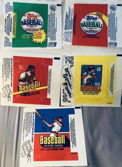 Topps ‘70s & ‘80s B/B Wrappers