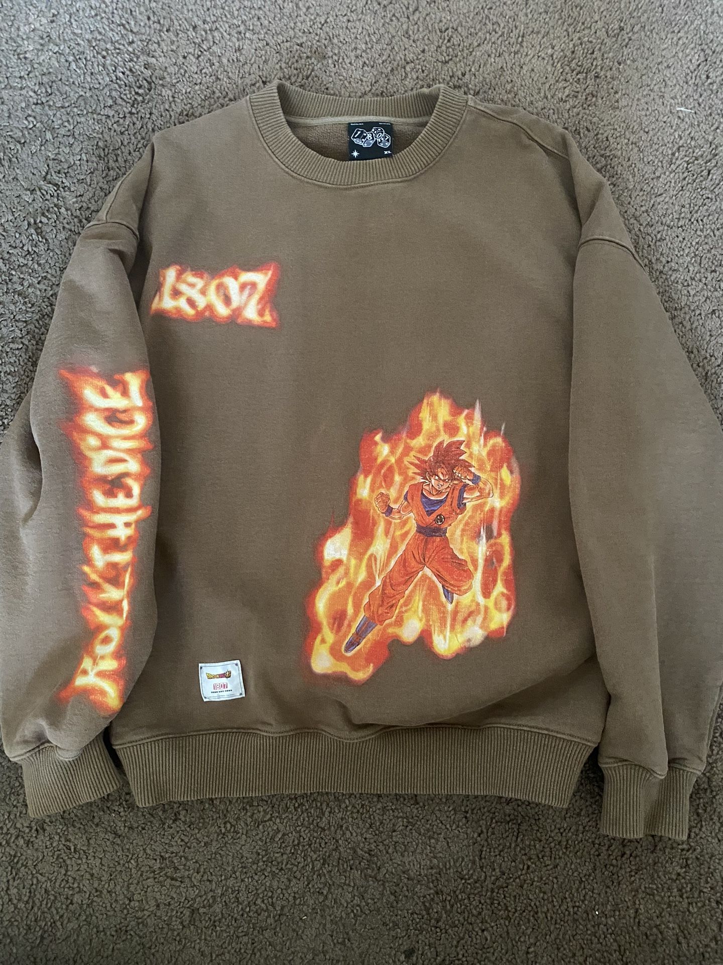 Roll The Dice 1807 Y2K Goku Sweatshirt