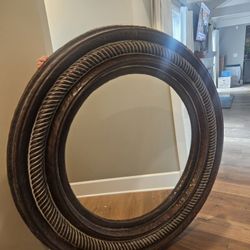 Pottery Barn Round Mirror For Sale