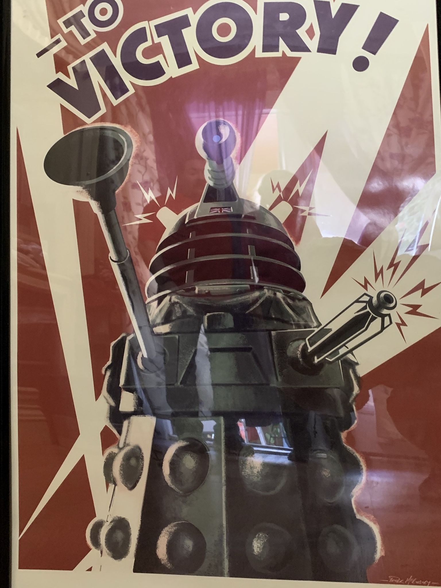 Dalek To Victory Poster