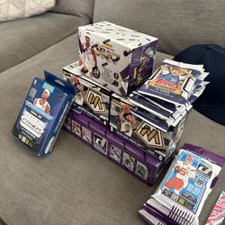 Football cards and basketball cards