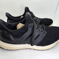 Adidas Ultraboost 4.0 DNA Shoes Womens 7 Black Running Athletic Workout Sneakers
