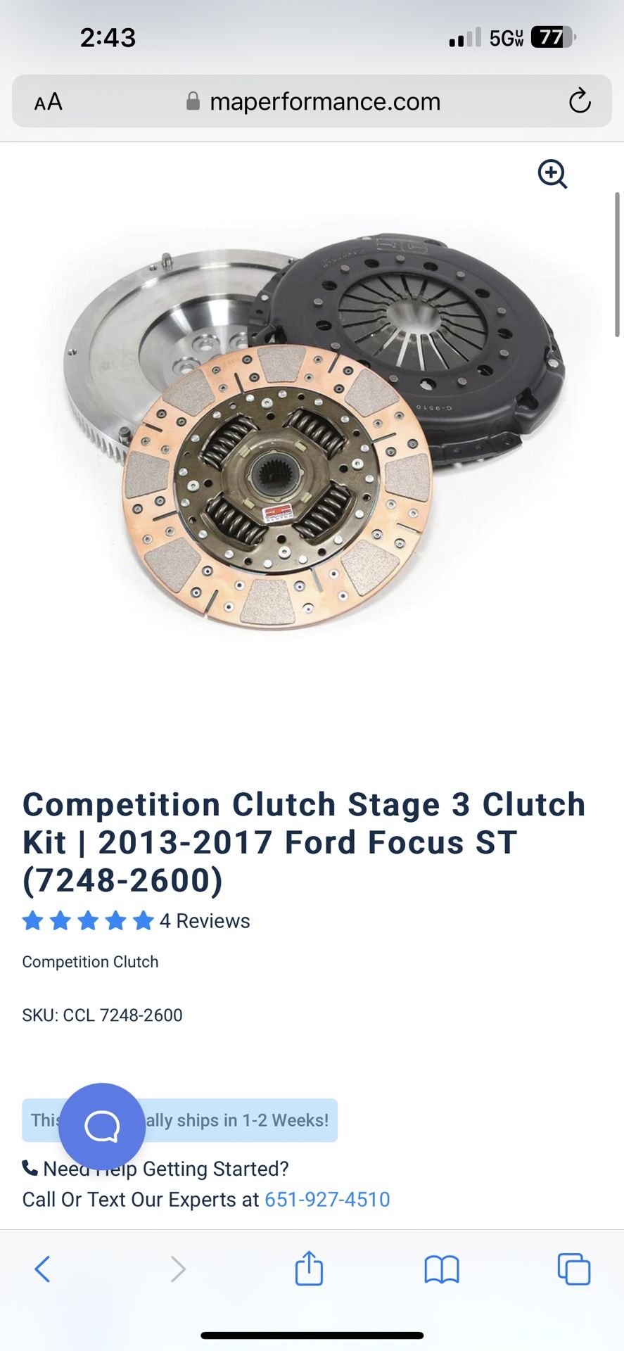 Ford Focus St Parts