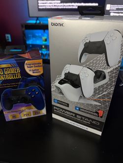New In The Box PS5 Controller and Charger Station